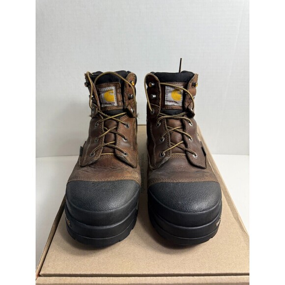.10182 Carhartt Brown Boots-US 10.5 Mens - Picture 3 of 5